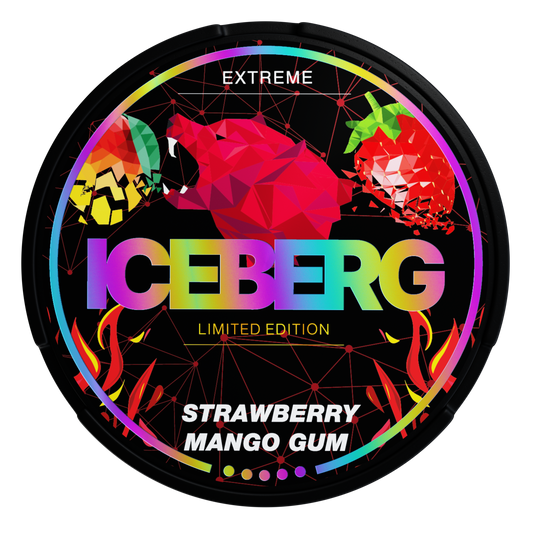Iceberg Strawberry Mango Snus - 50mg – ICEBERG 50mg, ICEBERG Erdbeer Mango
