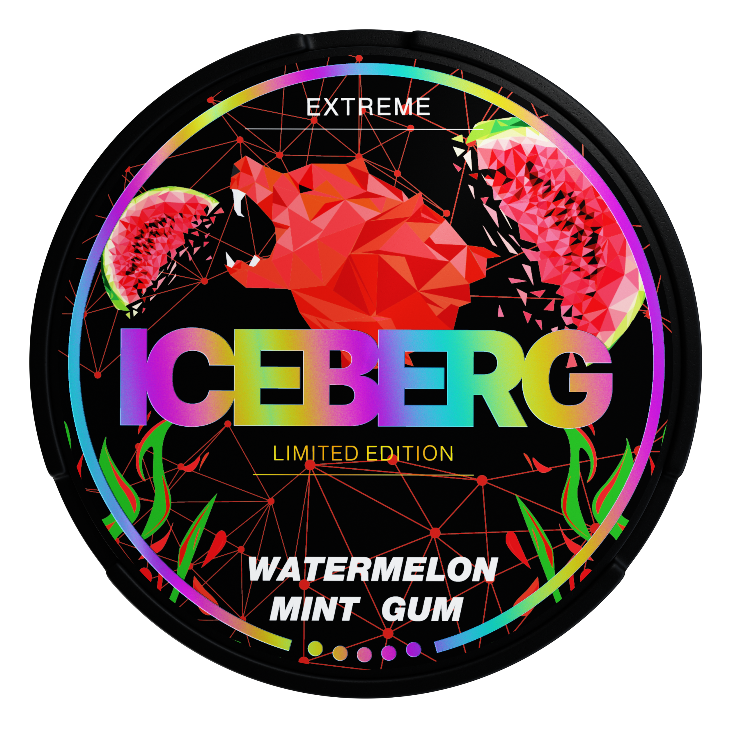 Iceberg Watermelon Mint Gum Snus - 50mg – bunter Snus, extreme Snus