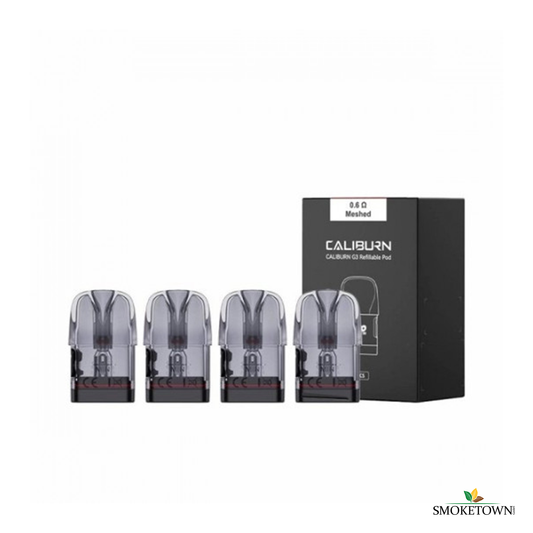 Caliburn G3 Kartuschen – Uwell - 4er Pack – auslaufsichere Pods, Caliburn G3 4er Pack