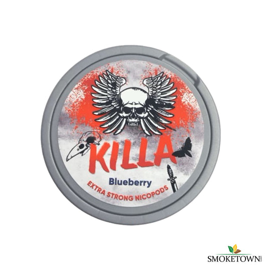 Killa Blueberry Extra Strong – Blaubeer Nikotinbeutel, Blaubeere Snus