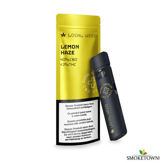 Local Weed CBD Vape Lemon Haze – 300 Puffs CBD, Cannabinoid Vape