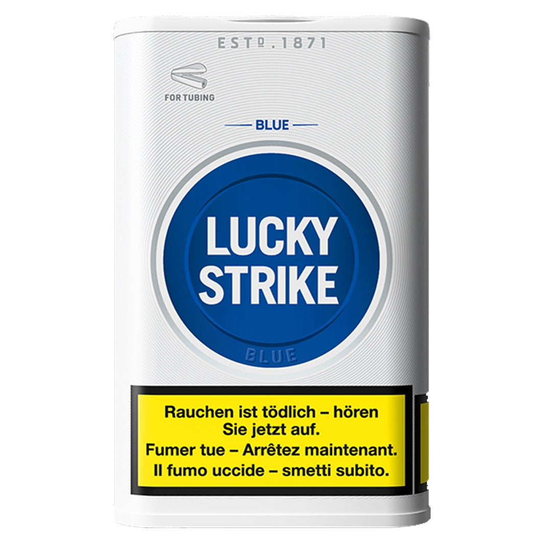 Lucky Strike Original Blue Tabakeimer – ausgewogener Stopftabak, Lucky Strike Blue Stopftabak