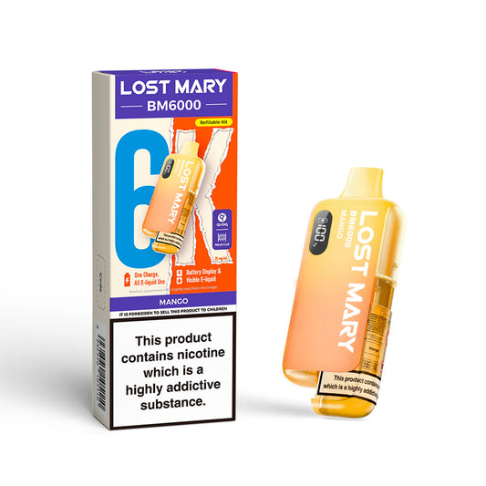 Lost Mary BM6000 - Mango – BM6000 Mango UK, Lost Mary 6000 Züge Mango