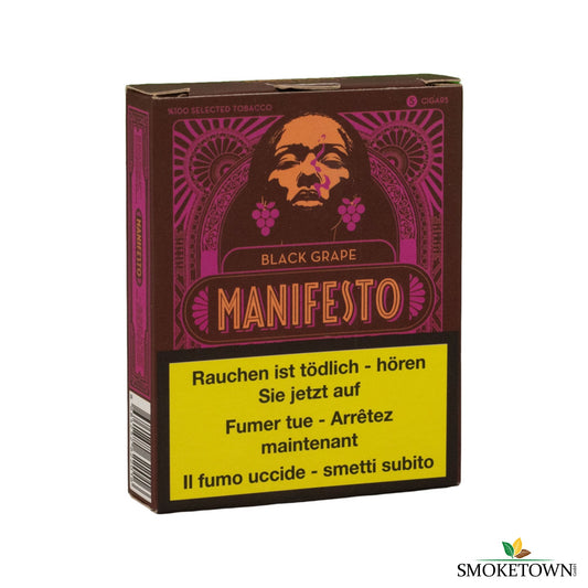 Manifesto Cigars Black Grape – aromatische Zigarren ohne Bitterkeit, aromatisierte Premium Zigarren