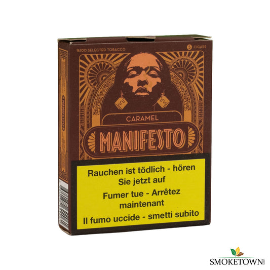 Manifesto Cigars Caramel – aromatische Zigarren ohne Bitterkeit, aromatisierte Premium Zigarren