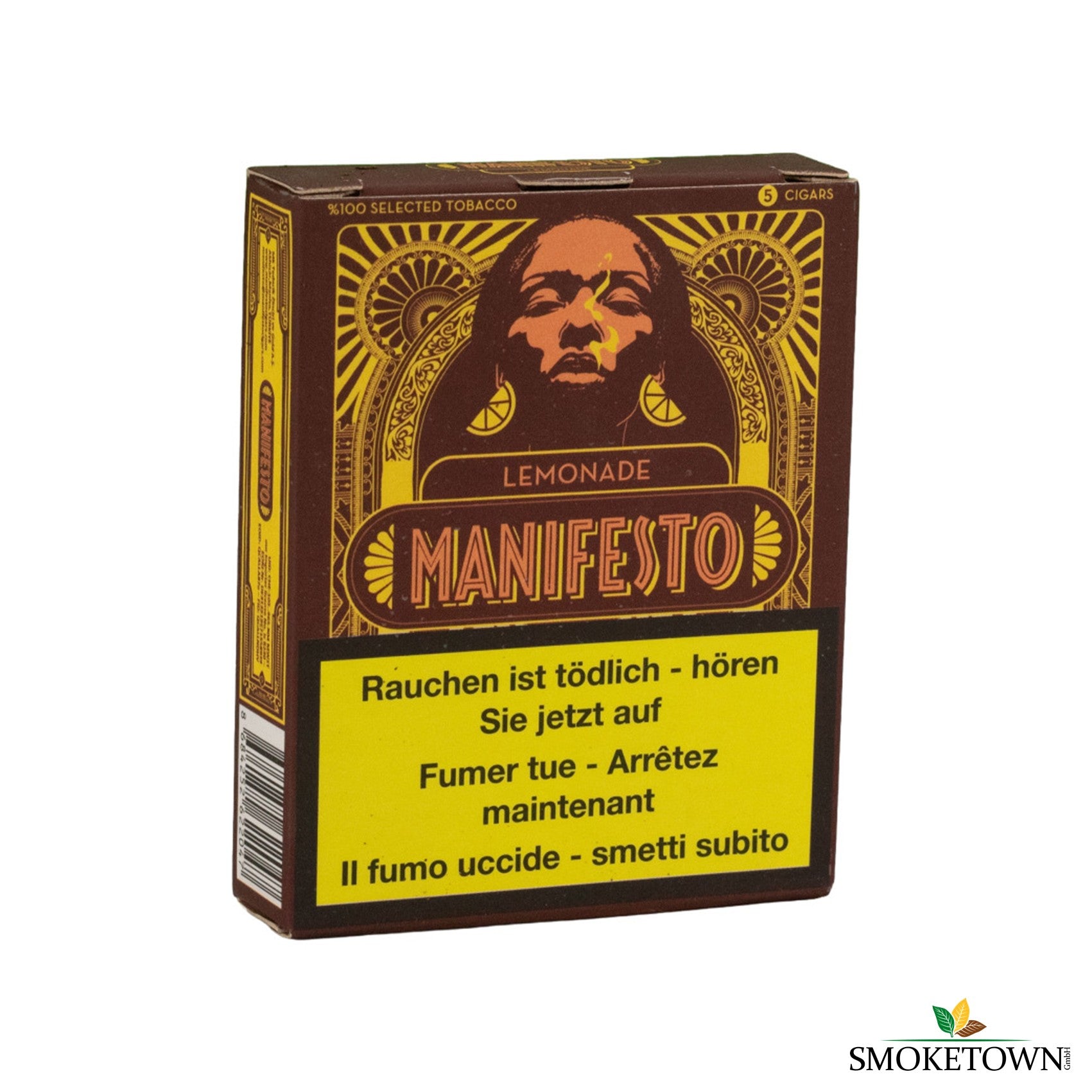 Manifesto Cigars Lemonade – aromatische Zigarren ohne Bitterkeit, aromatisierte Premium Zigarren