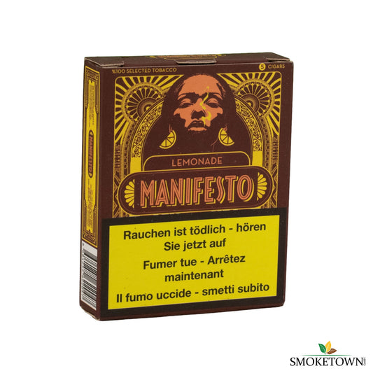 Manifesto Cigars Lemonade – aromatische Zigarren ohne Bitterkeit, aromatisierte Premium Zigarren