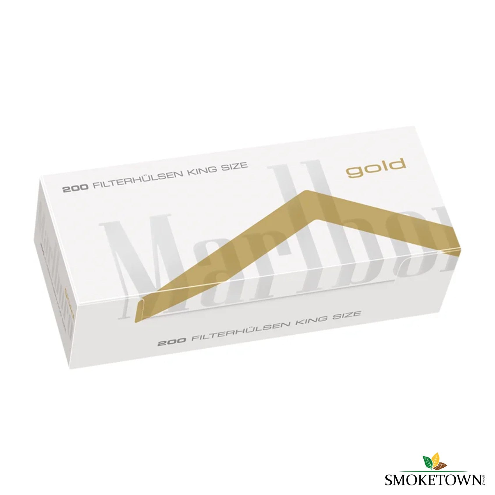 Marlboro Gold Zigaretten Filterhülsen 200 – Filterhülsen 15mm, hochwertige Filterhülsen