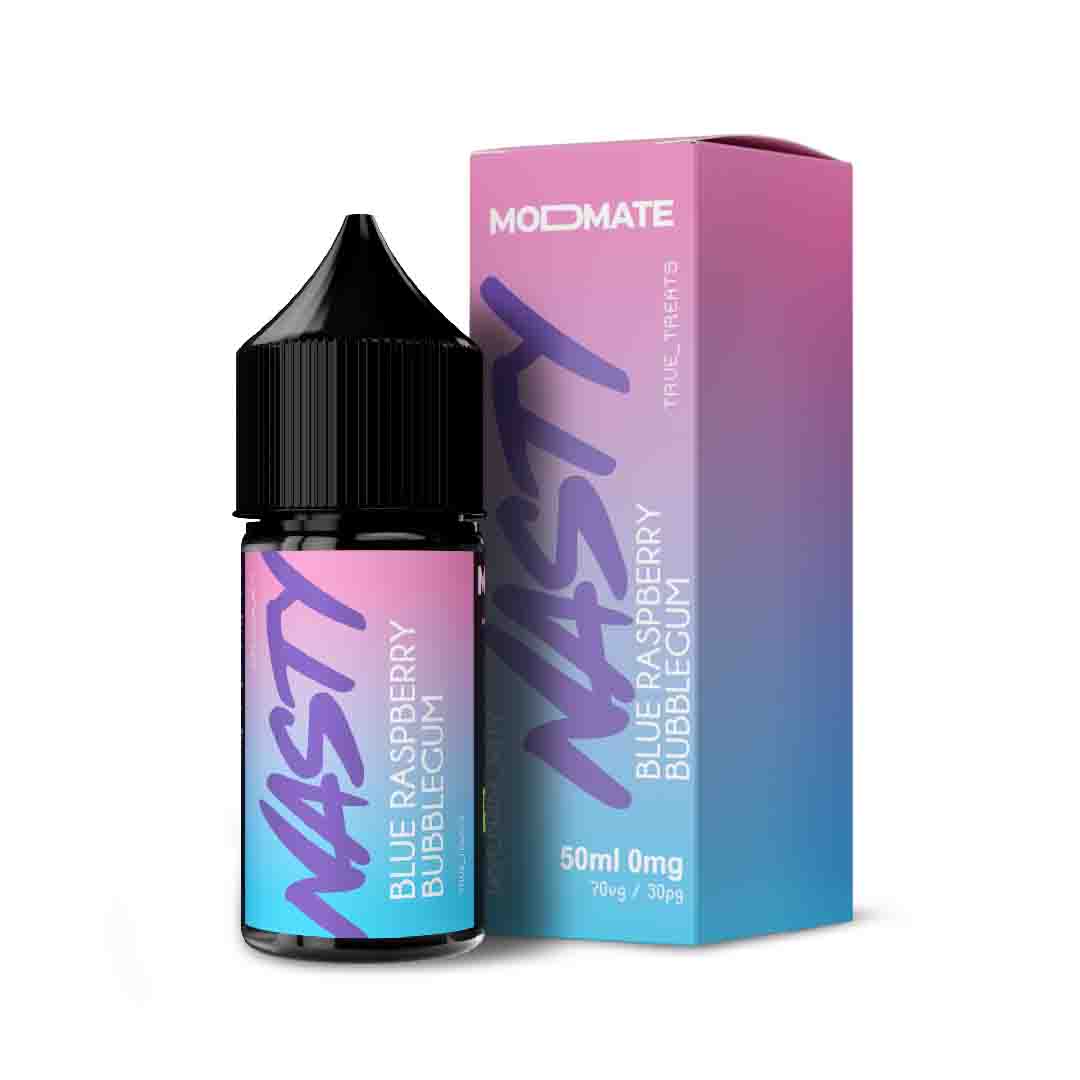 Nasty Modmate 50ml - Blue Raspberry Bubblegum – 70VG/30PG, Dampfen