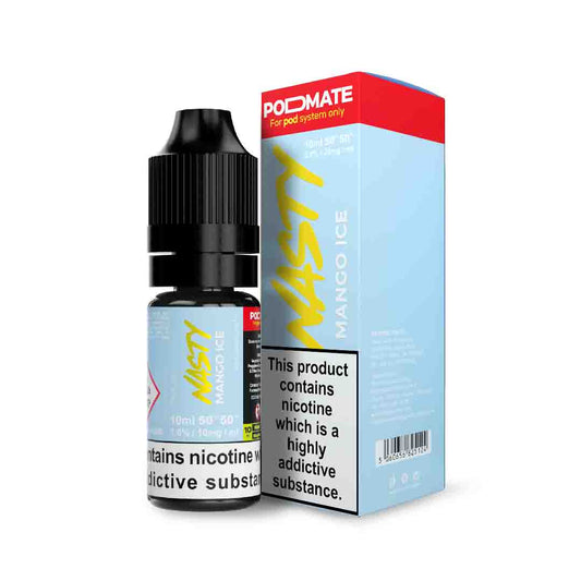 Nasty Podmate 10ml Nic Salt - Mango Ice – 50VG/50PG, Dampfen