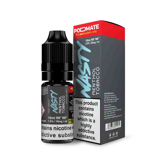 Nasty Podmate 10ml Nic Salt - Menthol Tobacco – 50VG/50PG, Dampfen