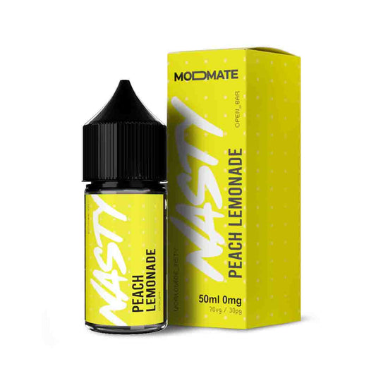 Nasty Modmate 50ml - Peach Lemonade – 70VG/30PG, Dampfen