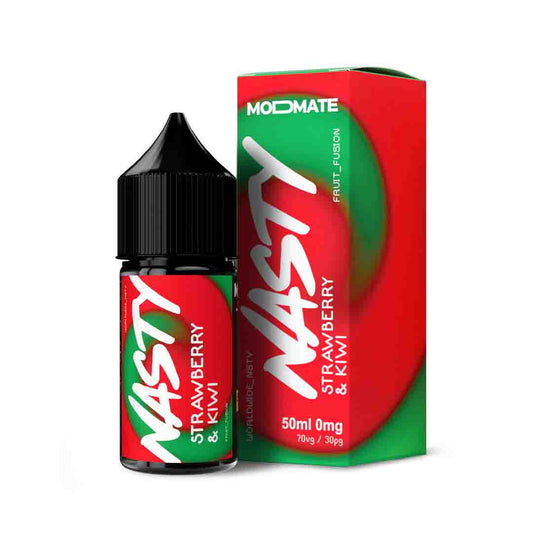 Nasty Modmate 50ml - Strawberry &amp; Kiwi – 70VG/30PG, Dampfen