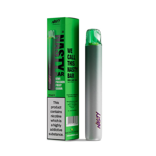 Nasty DX2 - Kiwi Passionsfrucht Guava - 600 – 20mg Nikotinsalz, 2ml E-Liquid