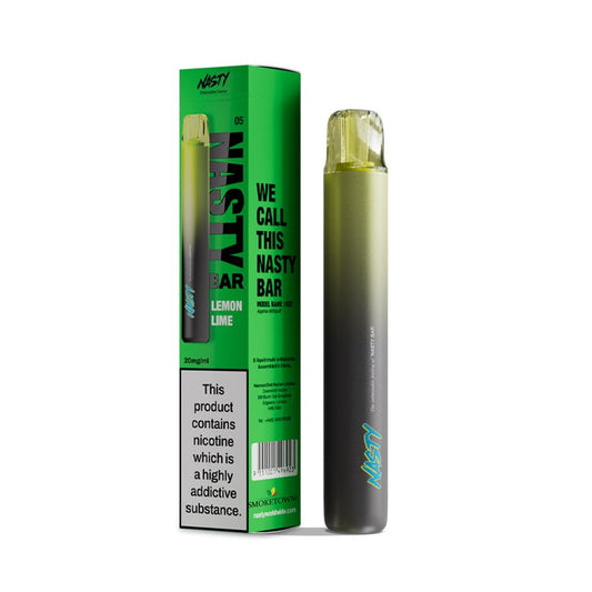 Nasty DX2 - Lemon Lime - 600 – 20mg Nikotinsalz, 2ml E-Liquid