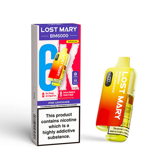 Lost Mary BM6000 - Pink Lemonade – BM6000 Pink Lemonade UK, Erfrischende Vape Pink Lemonade