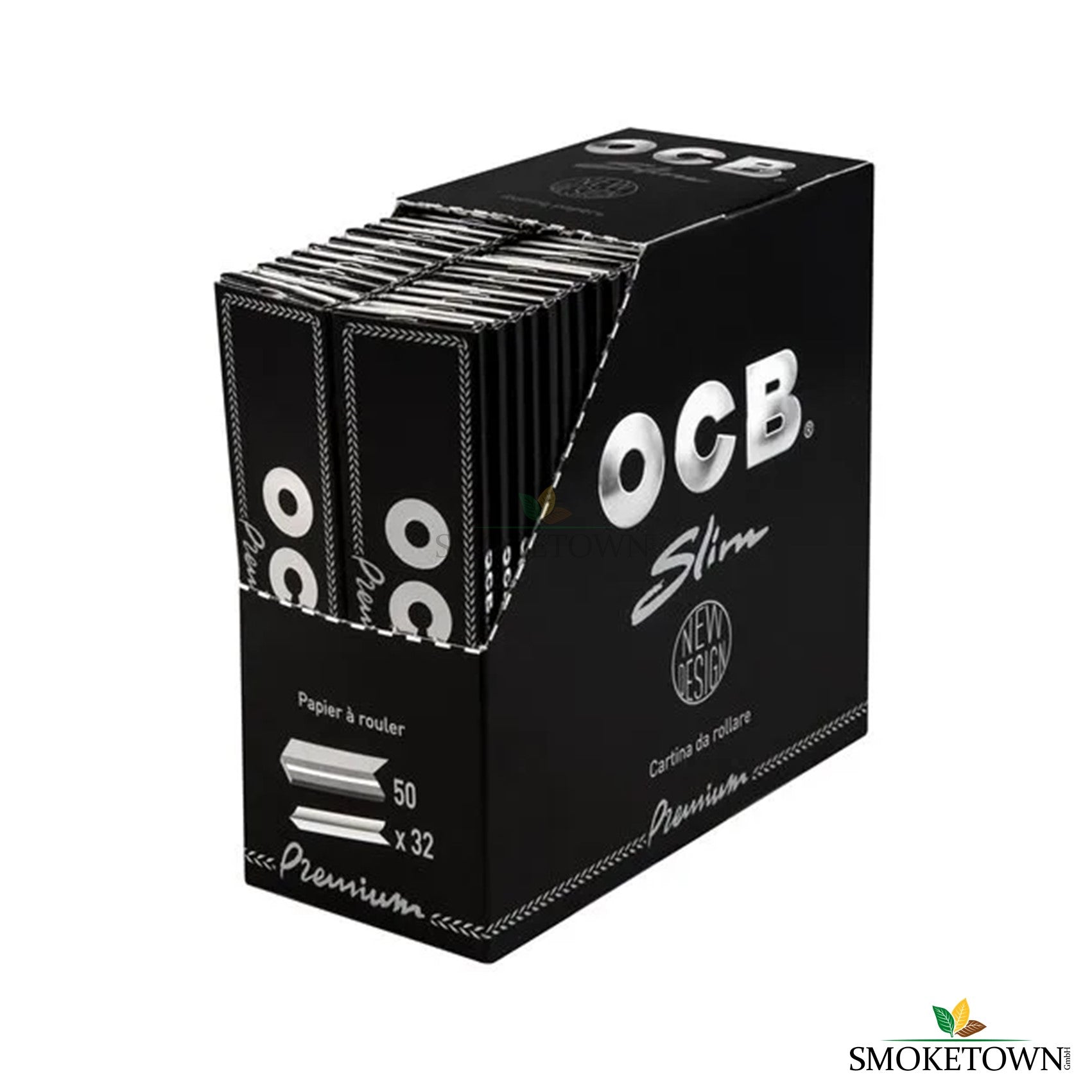 OCB Premium - Slim – elegantes Zigarettenpapier, hochwertiges Raucherzubehör
