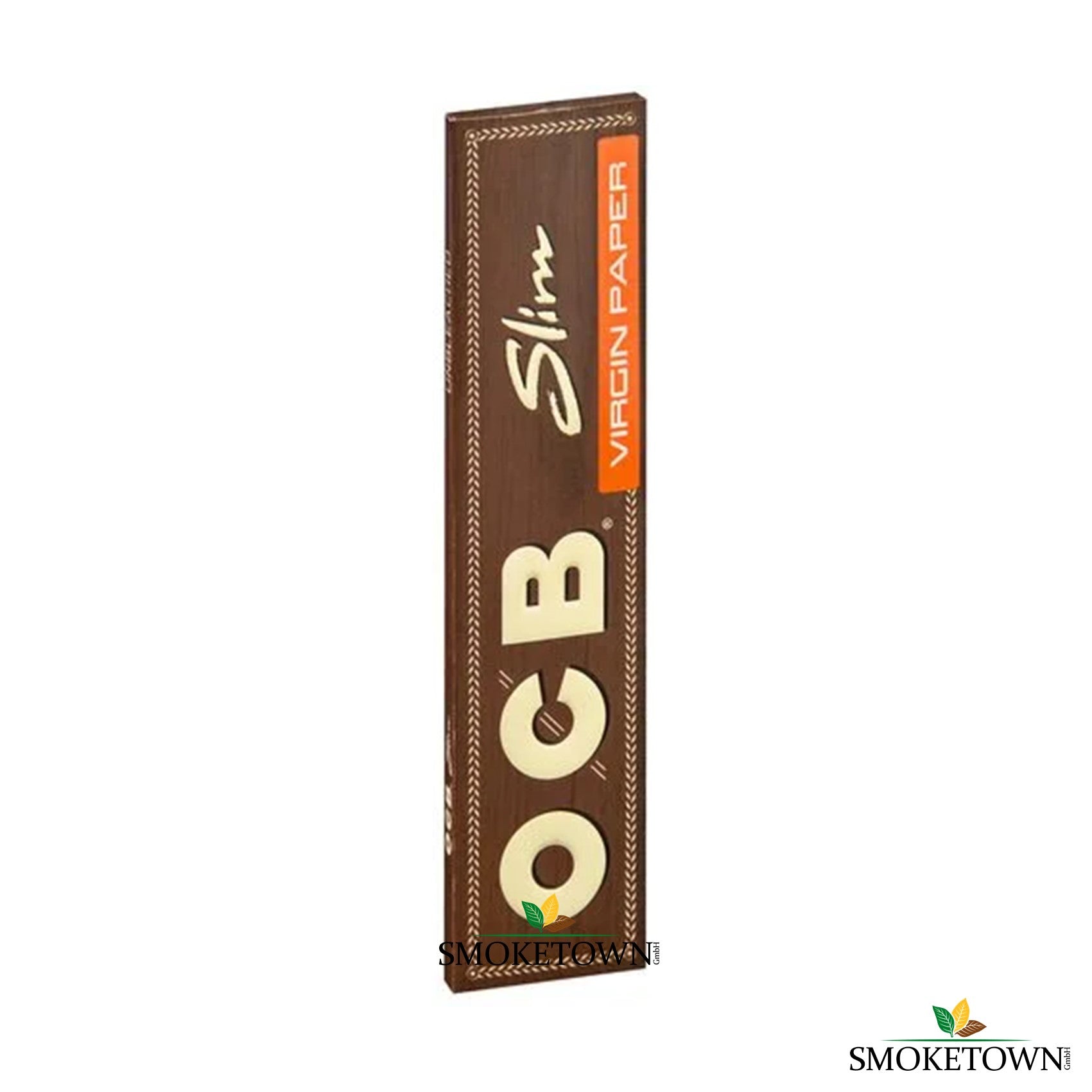 OCB Virgin Unbleached - Slim – biologisch abbaubares Papier, chemikalienfreies Rauchen