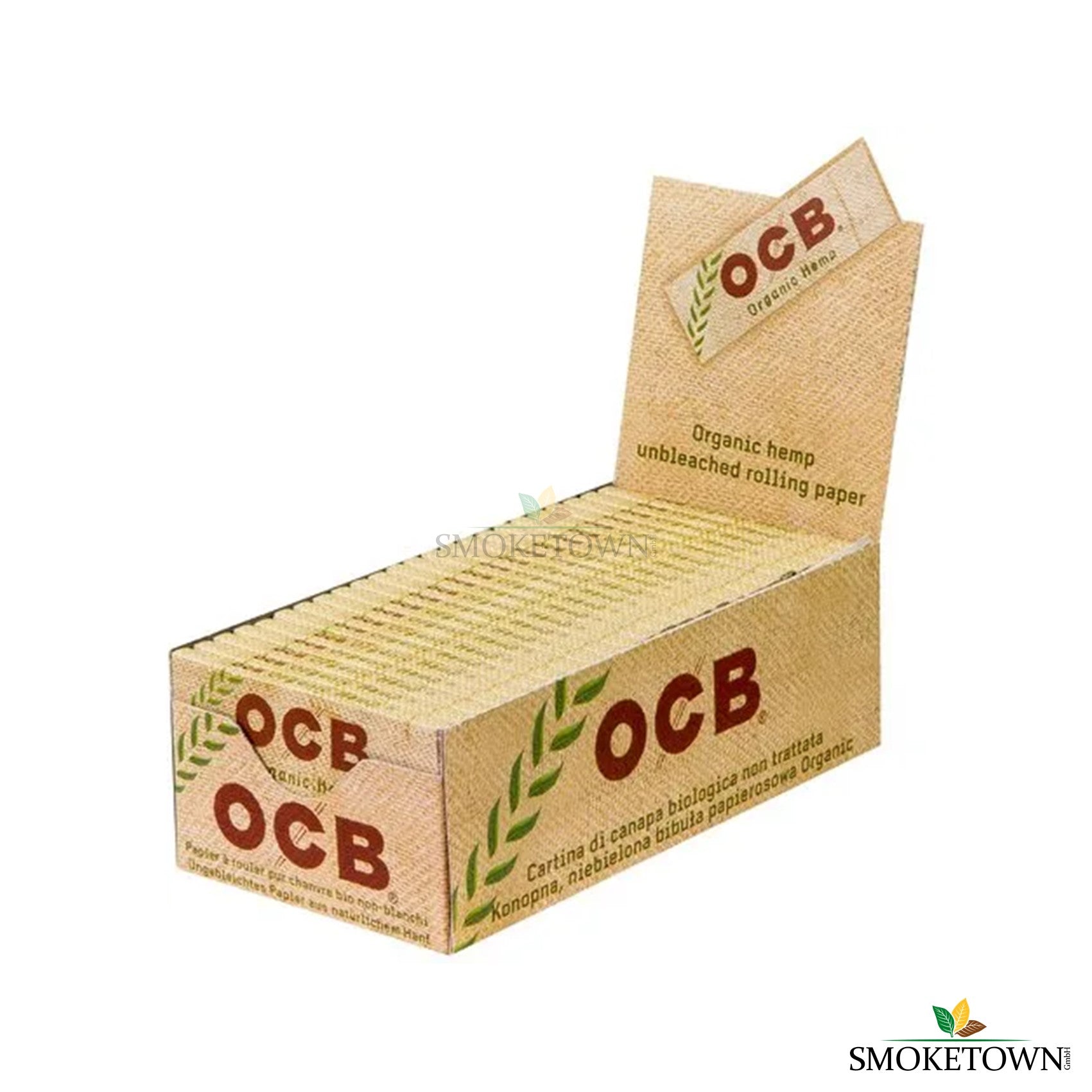 OCB Organic Hemp - Double – Gummi Arabicum, Hanfpapier
