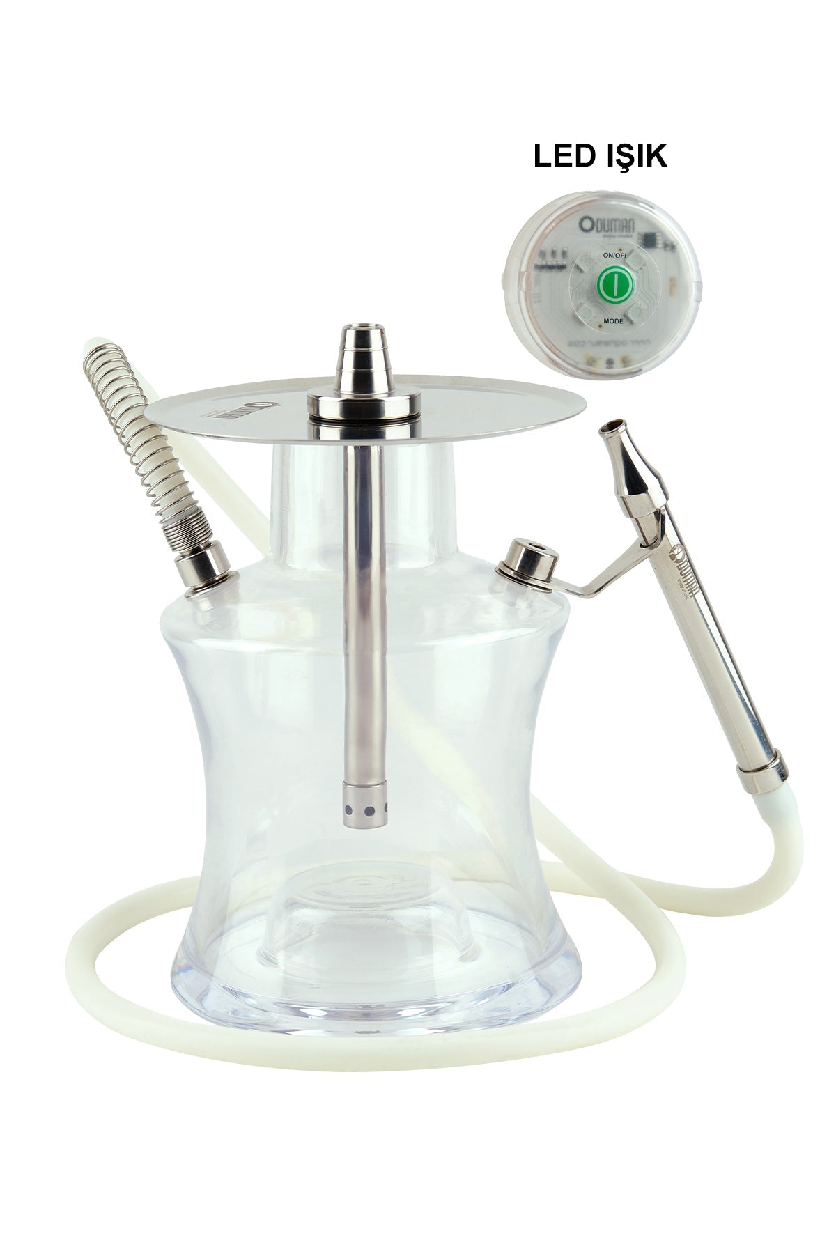 Oduman N2 Transparent Glas-Shisha