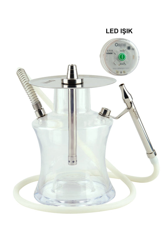 Oduman N2 Transparent Glas-Shisha