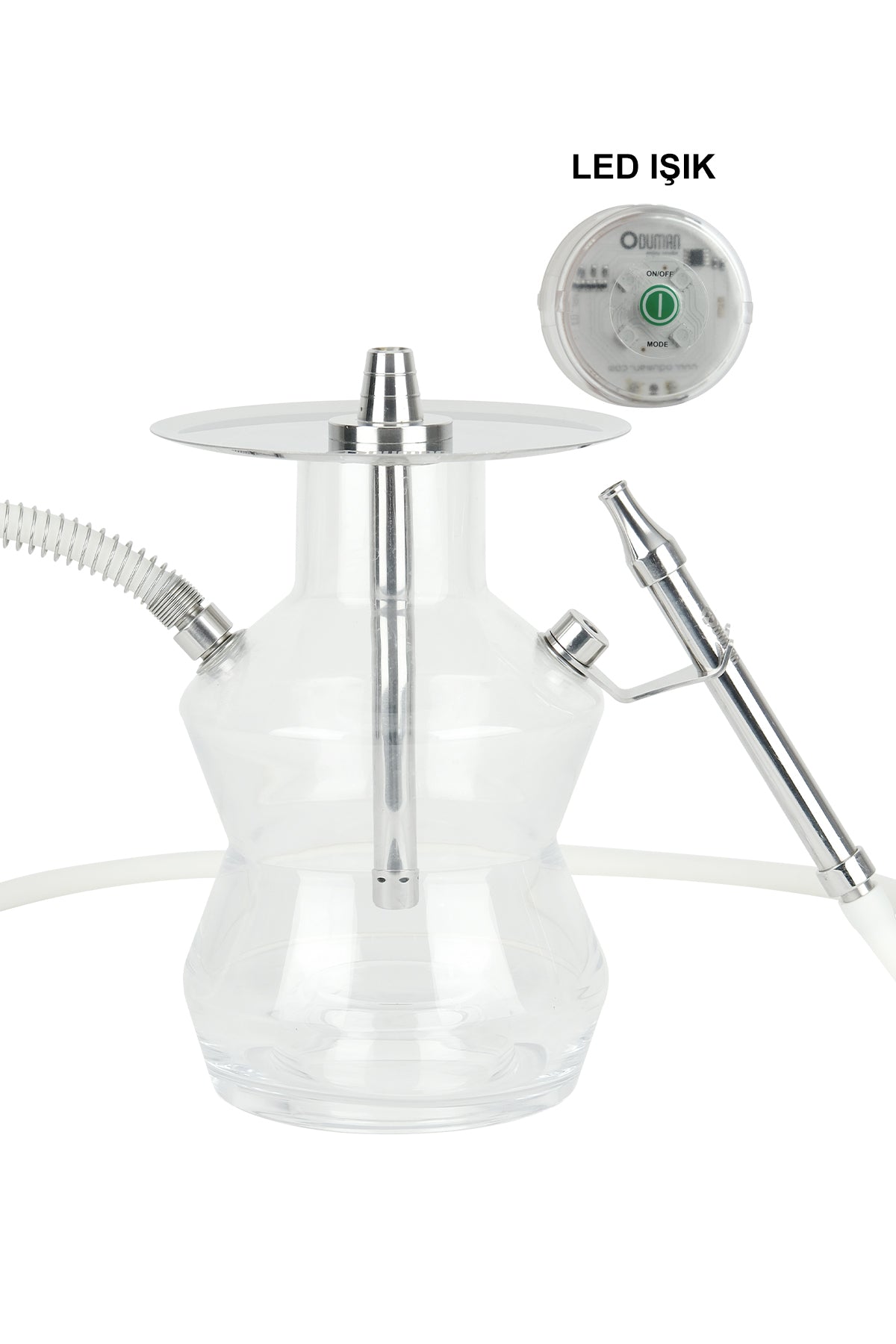 Oduman N3 Transparent Glas-Shisha