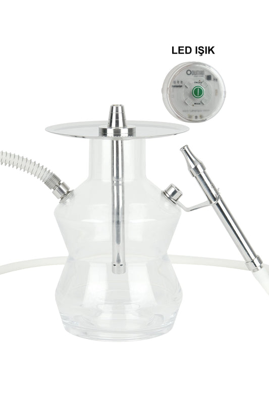 Oduman N3 Transparent Glas-Shisha