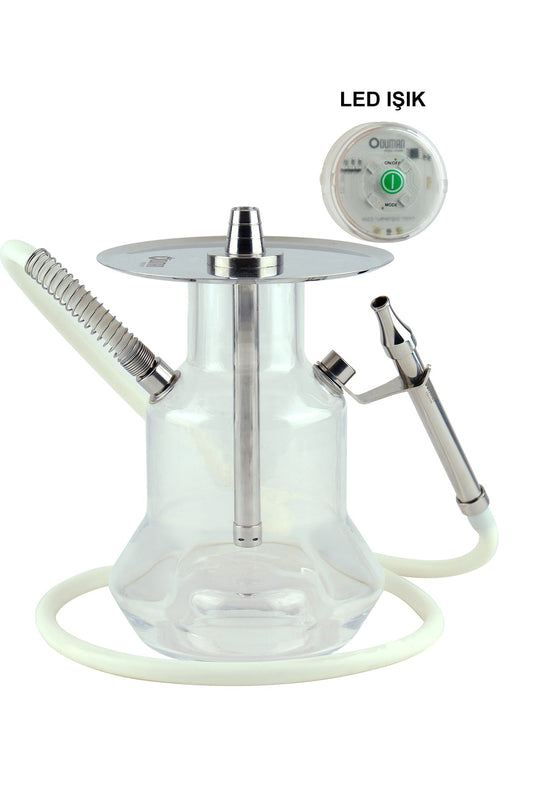 Oduman N4 Transparent Glas-Shisha