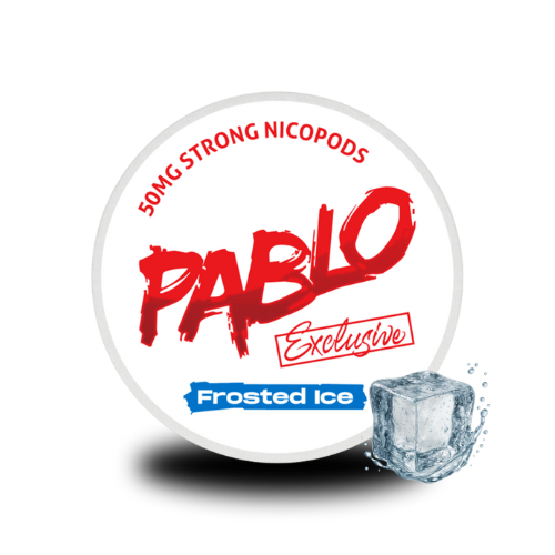 PABLO Snus - Frosted Ice - 50mg – All White Snus, Cooling Snus