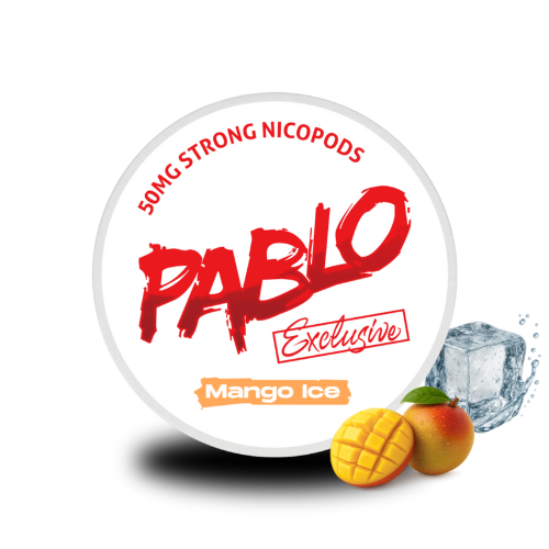 PABLO Snus - Mango Ice - 50mg – All White Snus, Exotic Snus