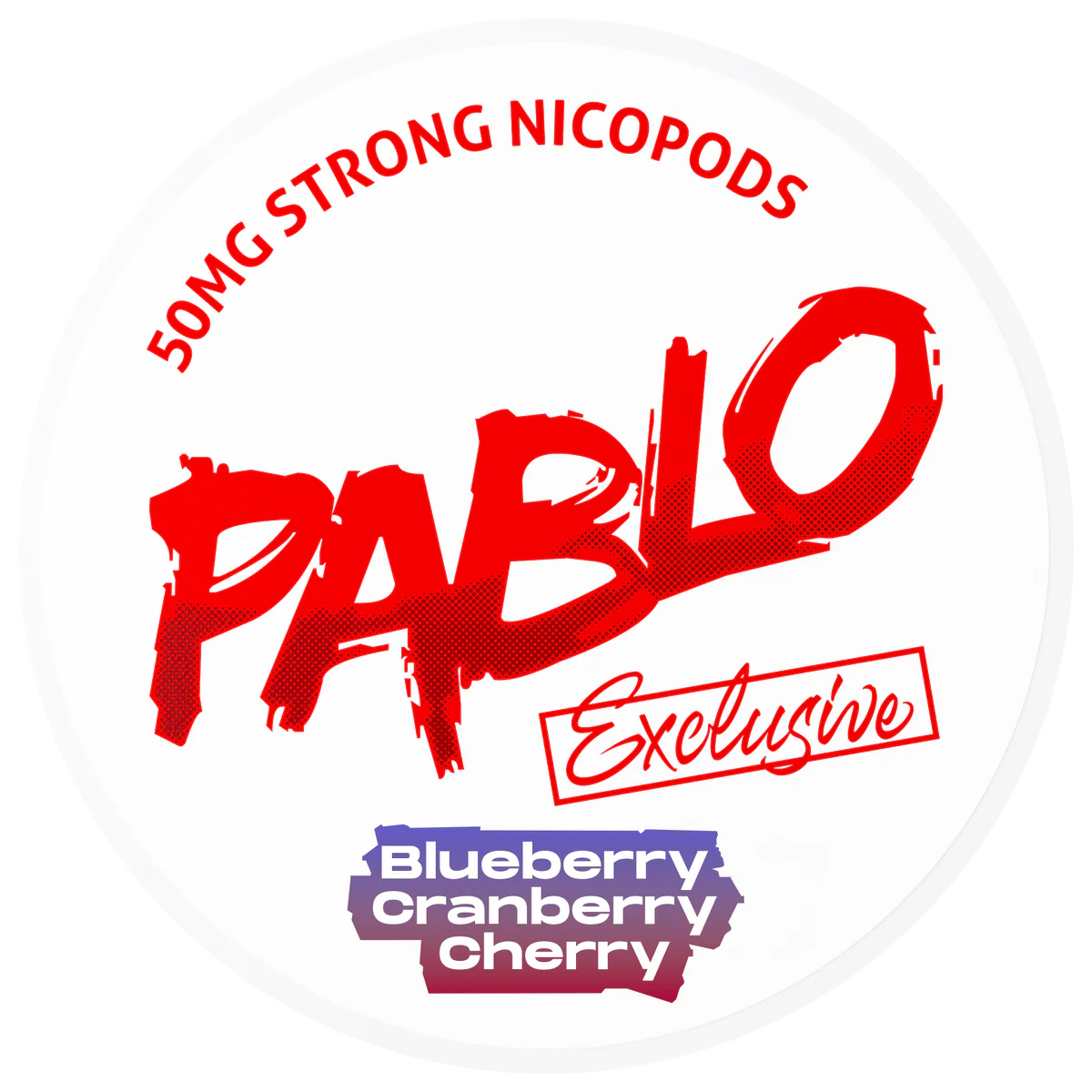 PABLO Snus - Blueberry Cranberry Cherry - 50mg – All White Portionsbeutel, All White Snus
