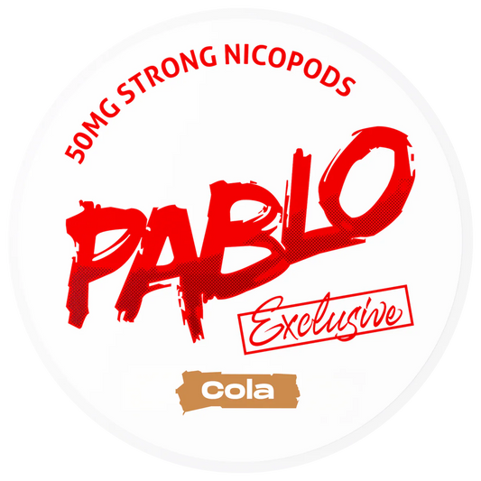 PABLO Snus - Cola - 50mg – All White Portionsbeutel, All White Snus