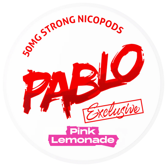 PABLO Snus - Pink Lemonade - 50mg – All White Portionsbeutel, All White Snus