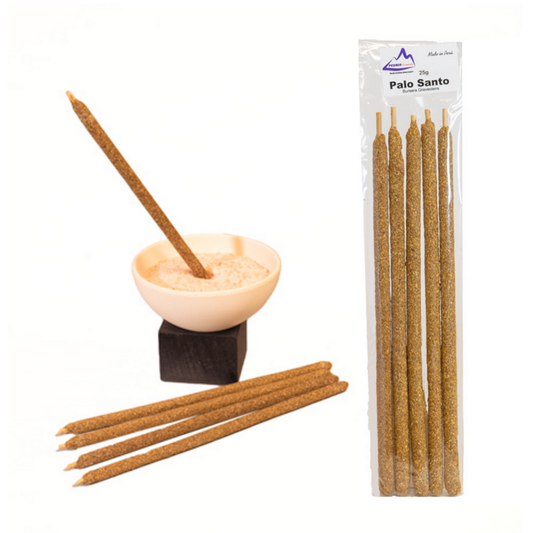 Palo Santo Räucherstäbchen - 5 Stk – beruhigende Aromen, erdige Duftnoten