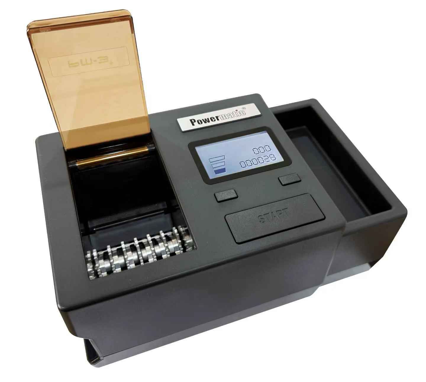 Powermatic 3+ Shredder – automatische Portionierung, automatisches Stopfen
