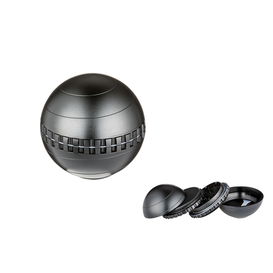 Grinder - Gyro Black – 3-teiliger Metallgrinder, Design Grinder Metall