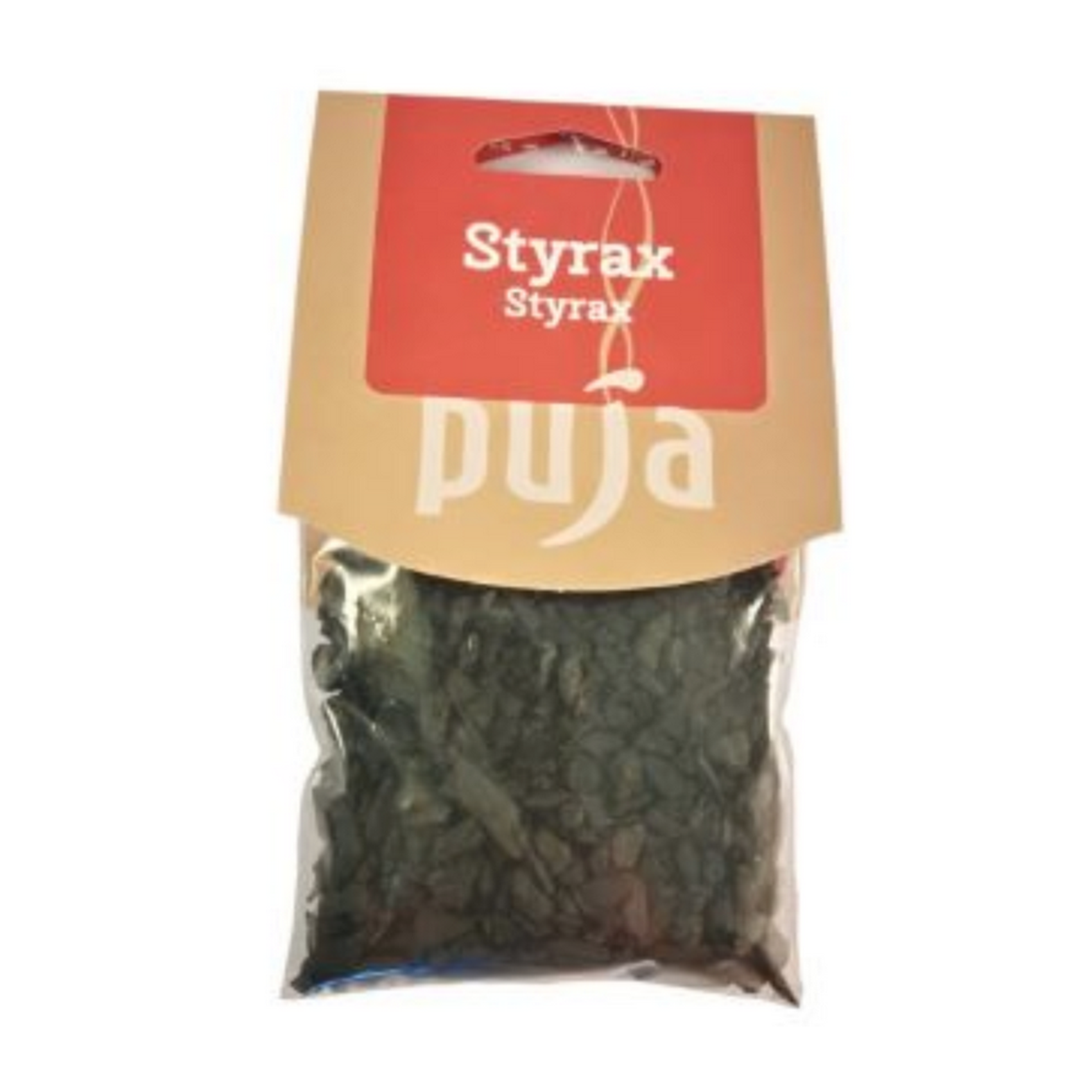 Puja - Räucherharz Styrax 20g – energetische Reinigung mit Myrrhe, entspannendes Räucherwerk