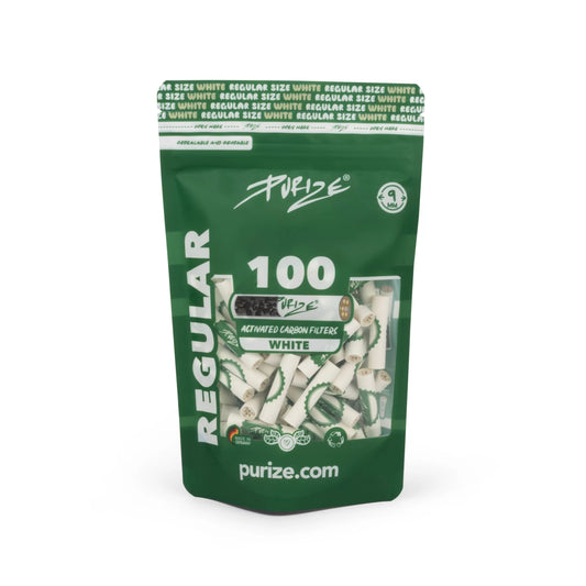 Purize Regular Aktivkohlefilter 100Stk – PURIZE Filter für Joints, PURIZE Filter für Selbstgedrehte