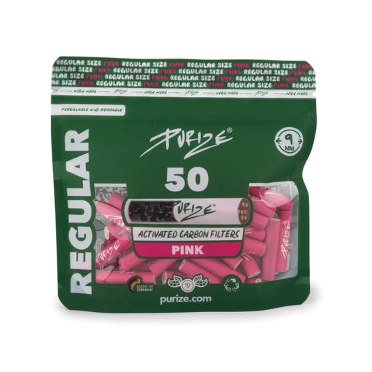 PURIZE Aktivkohlefilter Regular 50 Stück – PURIZE Filter für Selbstgedrehte, PURIZE Filter für Zigaretten