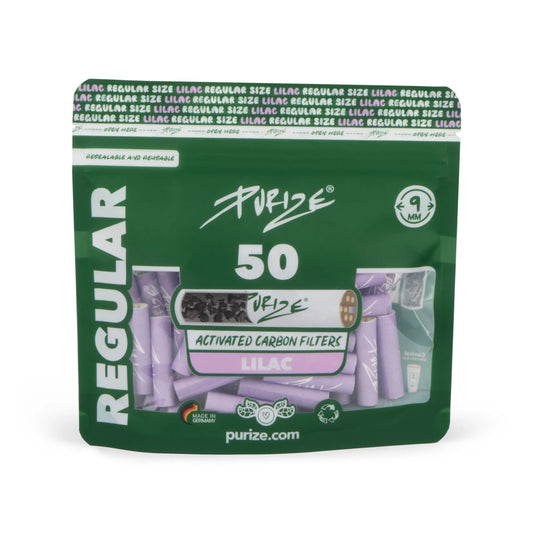 PURIZE Aktivkohlefilter Regular 50 Stück – PURIZE Filter Farben, PURIZE Filter für Joints