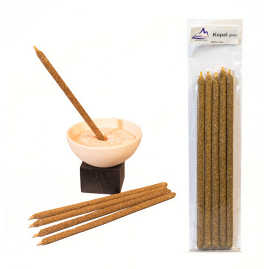 Kopal Räucherstäbchen - 5 Stk – beruhigende Aromen, erdige Duftnoten