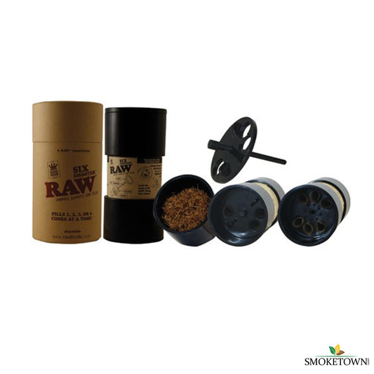 RAW Six Cone Shooter – hochwertiges Raucherzubehör, komfortables Füllen