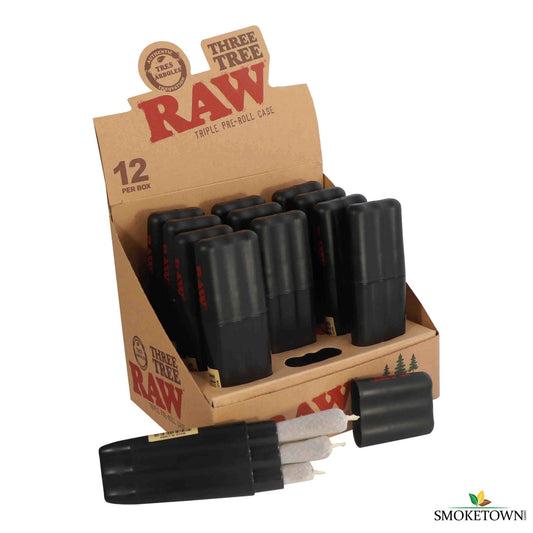 RAW Triple Pre-Roll Case – Raw Zubehör, vorgerollte Joints schützen