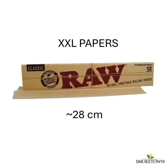 RAW Gigante XXL Papers – 280 x 44 mm papers, best rolling papers