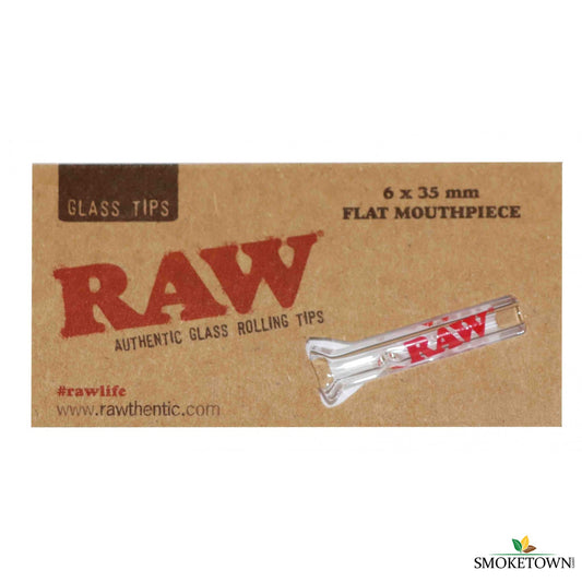 RAW Glass Tip Flat – Glasfilter, Rauchzubehör