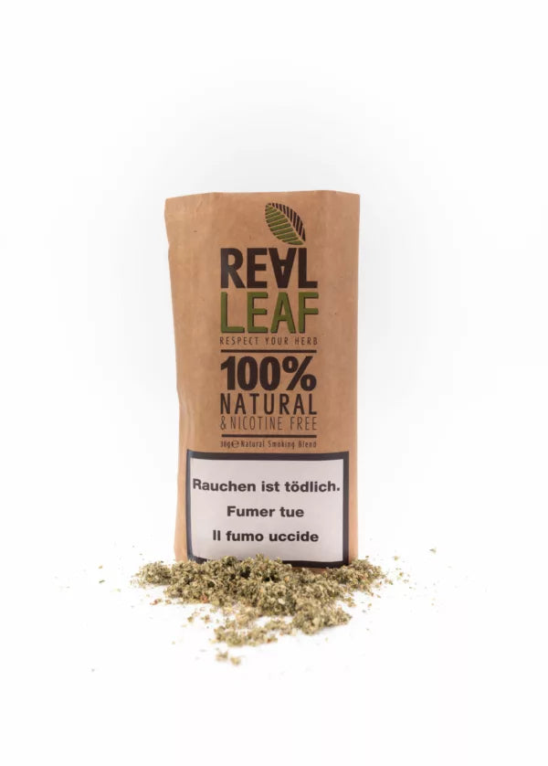Real Leaf Classic - Beutel 30g – Drehtabak, ohne Nikotin