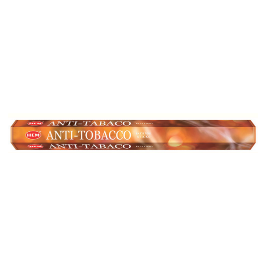 HEM Anti Tobacco Räucherstäbchen - 20 Stk – Anti-Tabak Duftstäbchen, aromatische Räucherstäbchen