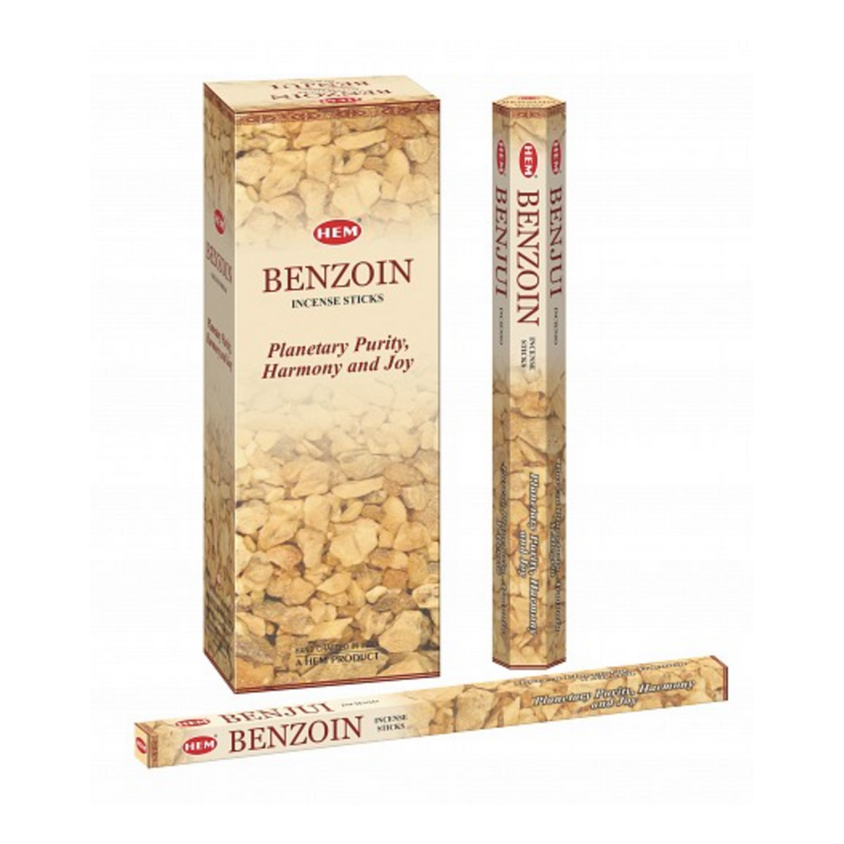 HEM Benzoin Räucherstäbchen - 20 Stk – aromatische Düfte, Benzoin Duft