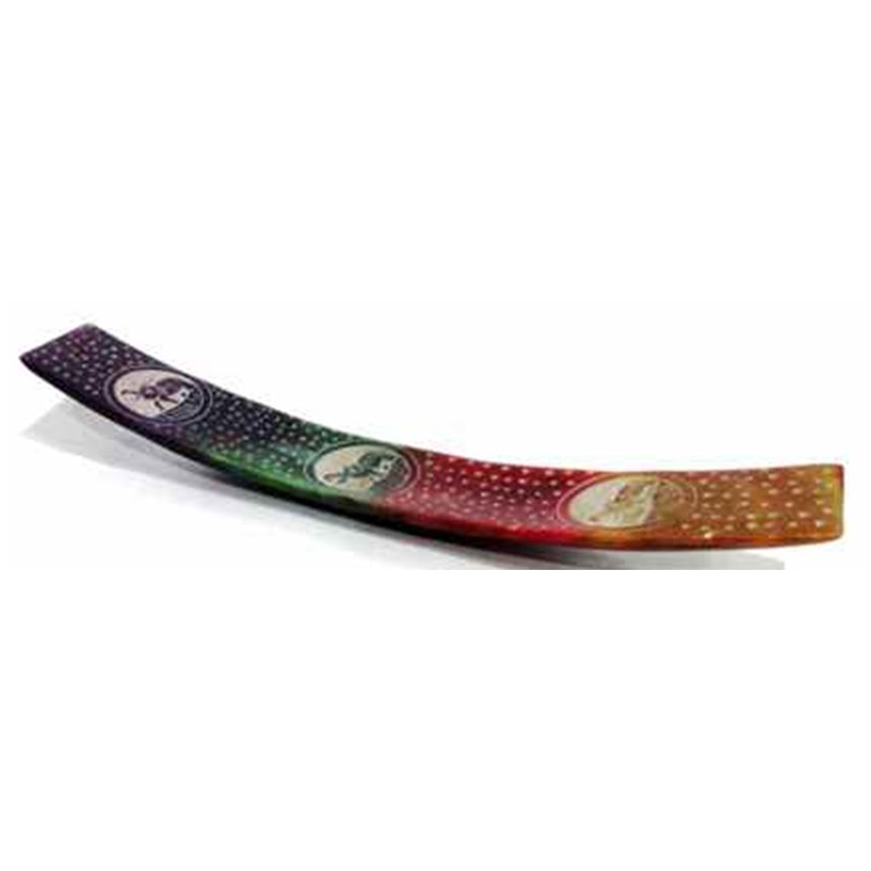 Räucherstäbchenhalter Speckstein 25cm – bunter Räucherhalter, handgefertigter Räucherhalter