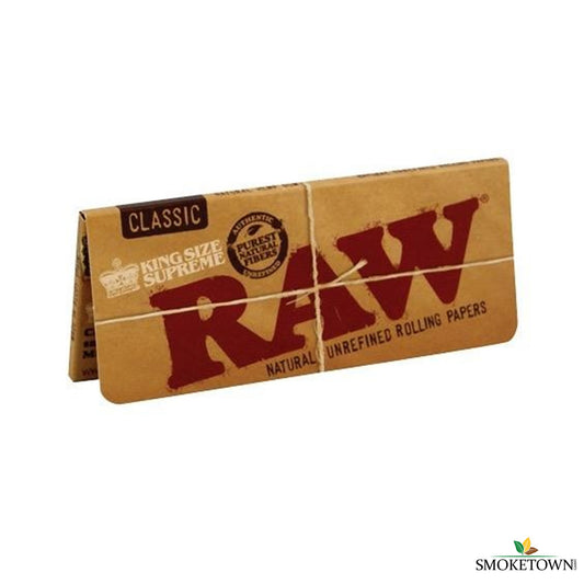 RAW King Size Supreme Classic – langsame Verbrennung, natürlicher Geschmack
